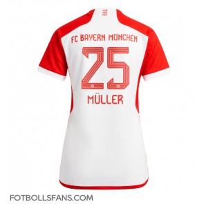 Bayern Munich Thomas Muller #25 Replika Hemmatröja Damer 2023-24 Kortärmad